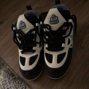 Men’s Black and White Louis Vuitton skates